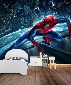 The Amazing Spider-Man Action Wall Mural – Superhero Decor