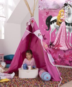 Sleeping Beauty Castle Fairytale Wall Mural – Magical Princess Décor