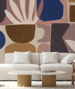 Modern Abstract Shape Wallpaper