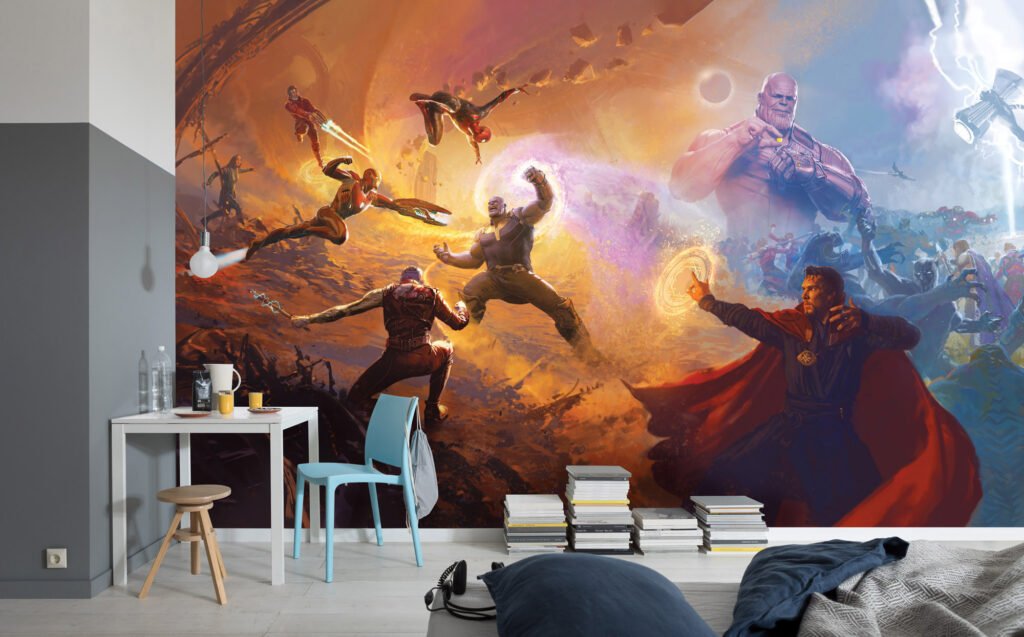 Avengers Wallpaper – Marvel Superheroes Wall Mural for Kids & Gaming ...