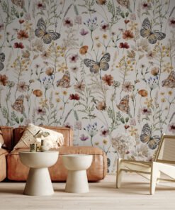Butterfly Meadow Wallmural