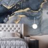 Luxe Blue Marble Surface Wallmural